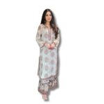 Faux Georgette Top, Palazzo & Dupatta Set