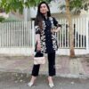 Elegance Redefined in Embroidered Grace – COAT SET