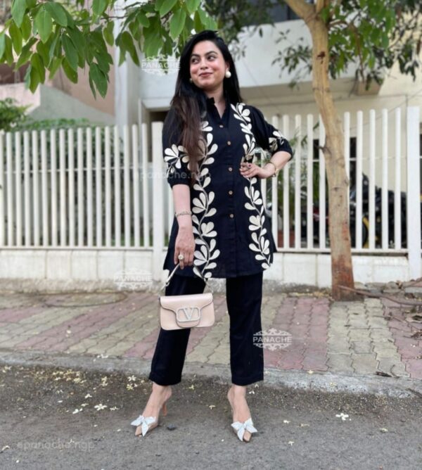 Elegance Redefined in Embroidered Grace – COAT SET
