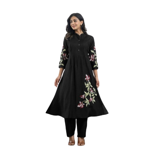 Women's Ethnic Embroidered Kurta Set