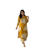 Mustard Magic 2-Piece Printed Kurta Set