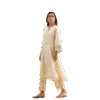 Ethereal Grace in Cream – Embroidered Indian Suit Set