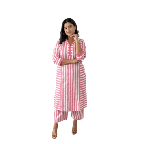 Candy Stripes – Effortless Everyday Co-ord Set in Soothing Cotton